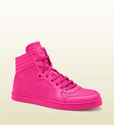 gucci pink high tops